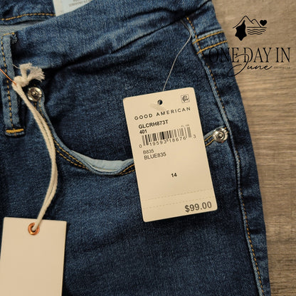 Good American Good Legs Crop Jeans Size 14 (32)