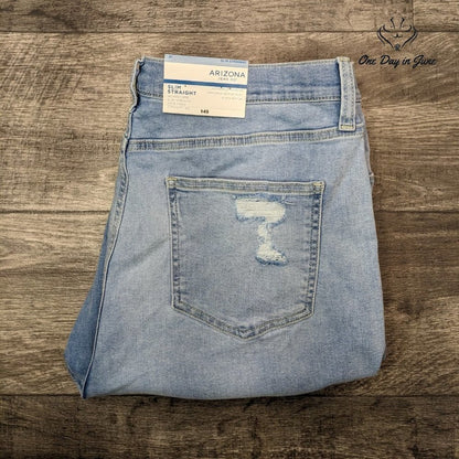Arizona Jean Co. Juniors Highest Rise Slim Straight Size 21