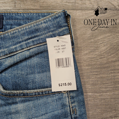AG Adriano Goldschmied Ex-Boyfriend Slim Slouchy Jean Distressed NWT $215 Size 4
