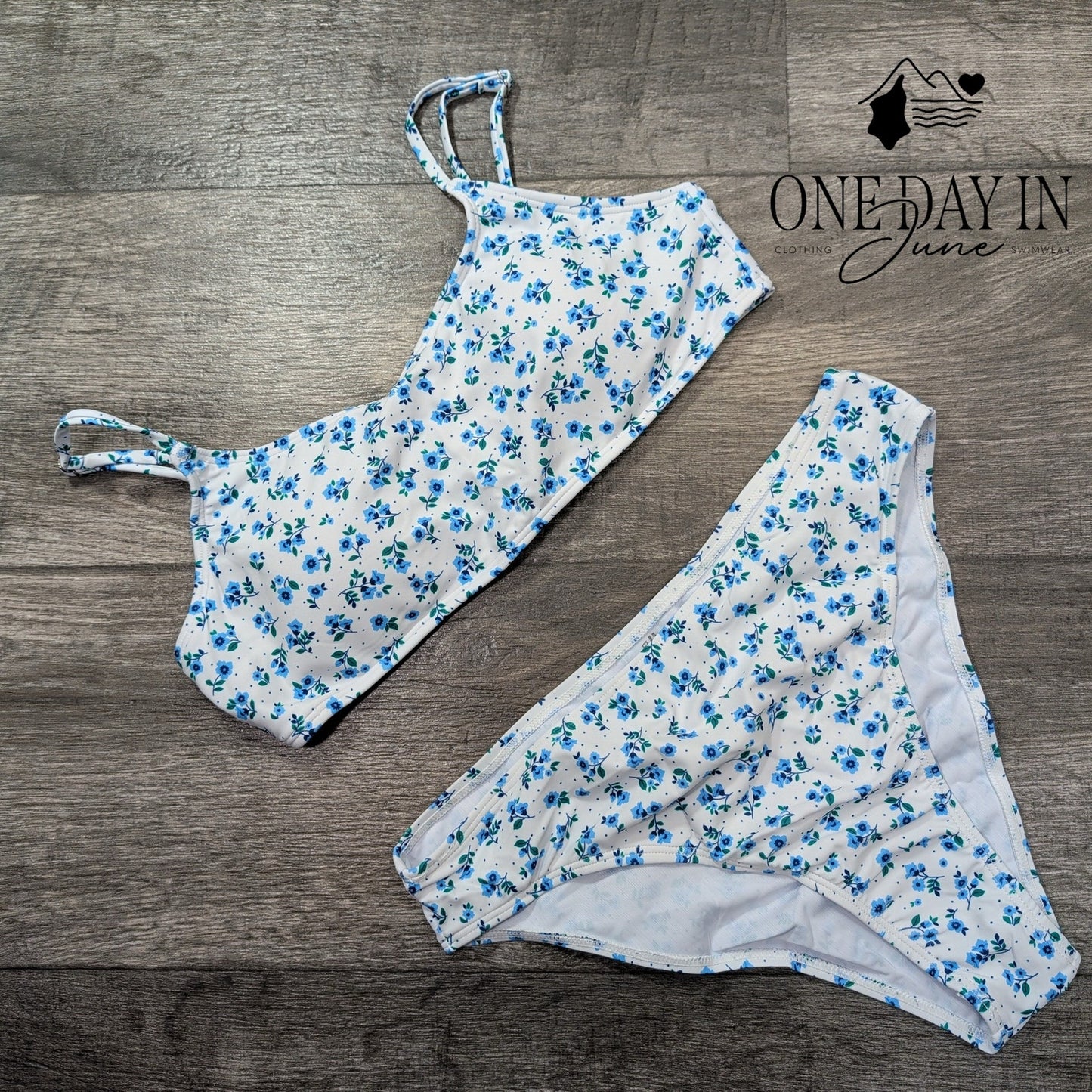 Soly Hux Floral Bikini Swimsuit Size M