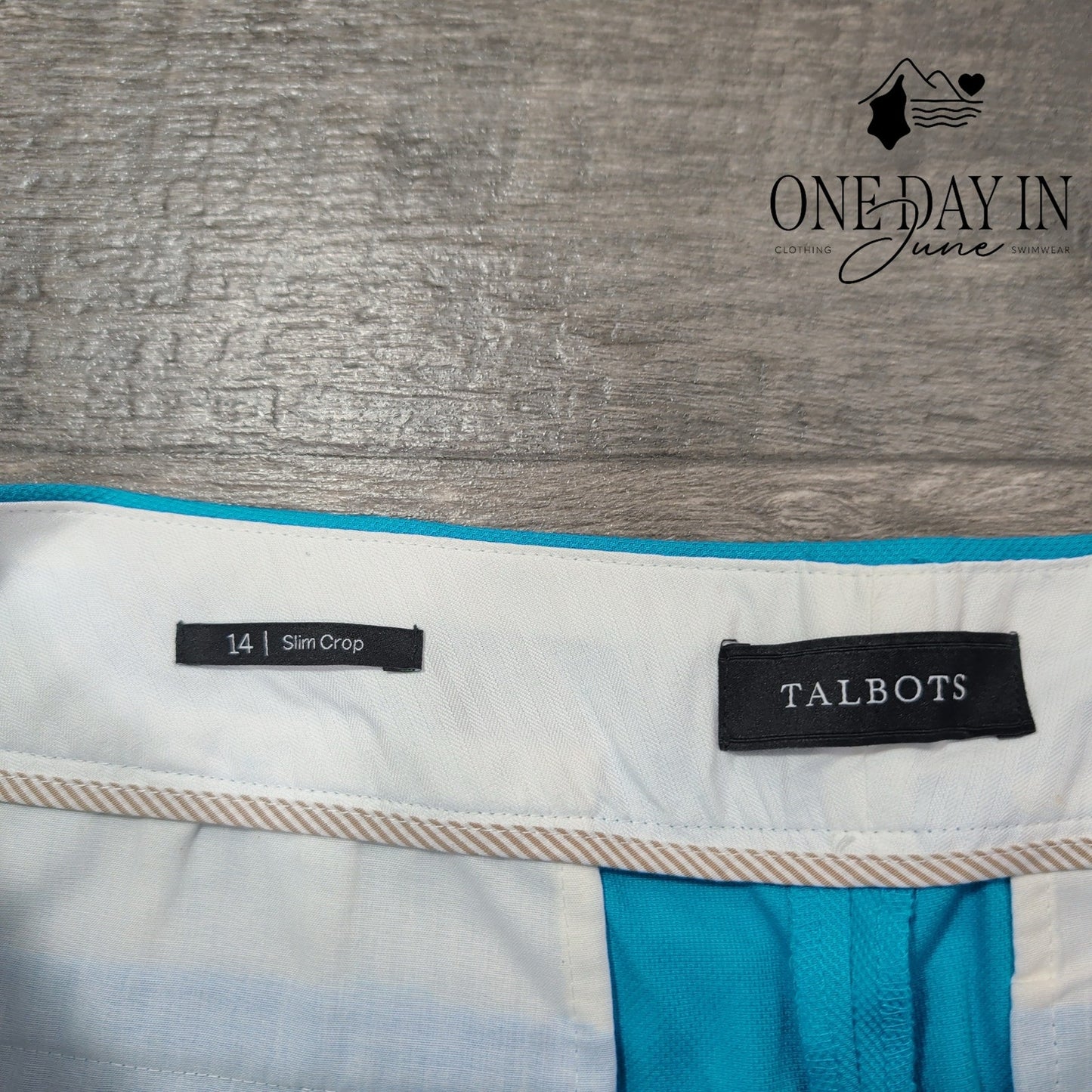 Talbots Slim Crop Pants Size 14