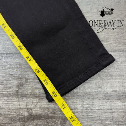 Hudson Collin Mid Rise Skinny Jeans Black Size NWT $205 Size 23 (00)