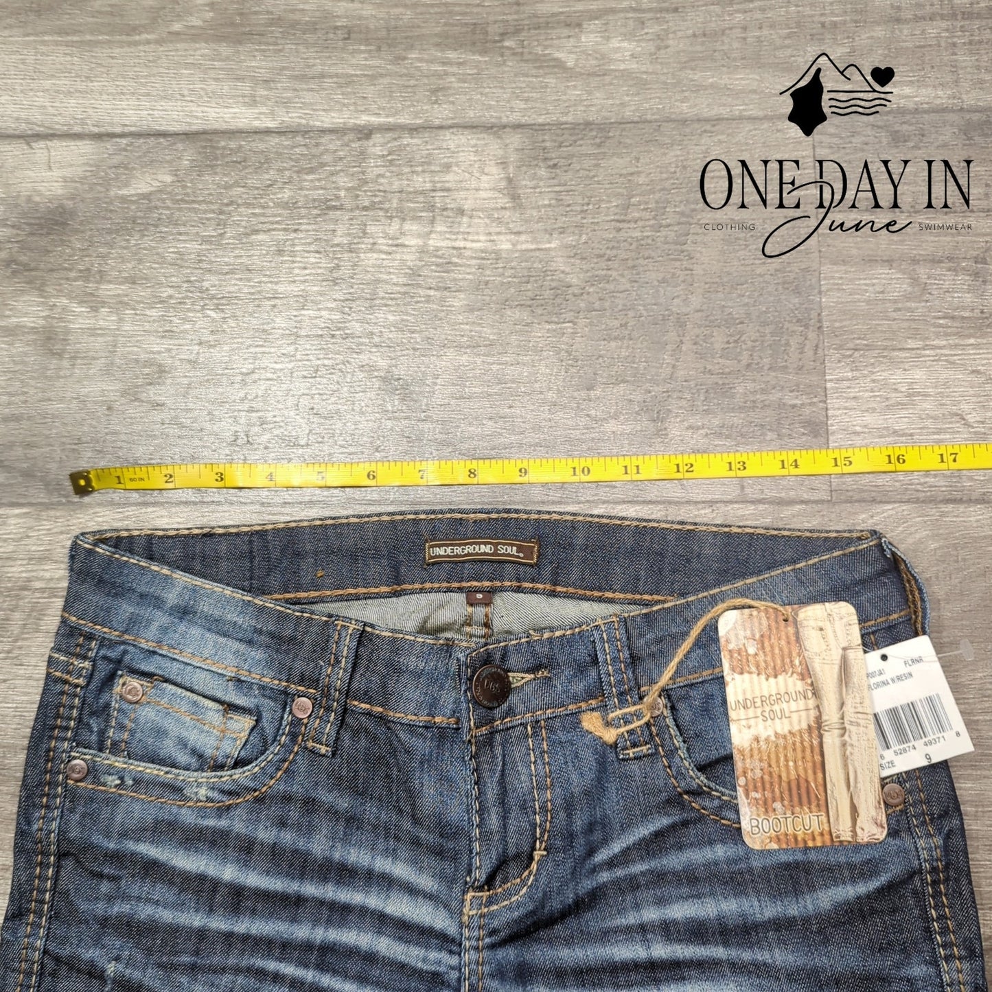 Underground Soul Juniors Bootcut Flare Jeans Size 9