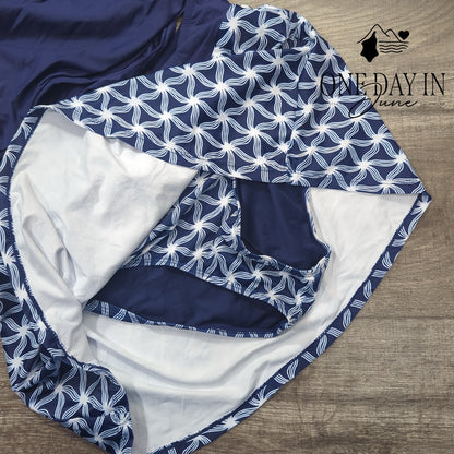 Talisea Twist Front Skirted Tankini Swimsuit Size M