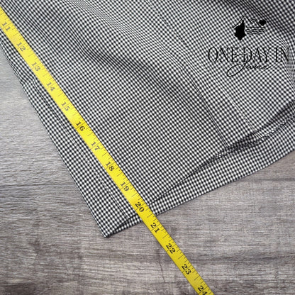Lane Bryant Petite Wide Leg Capri Pants Black White Gingham NWT Size 12P