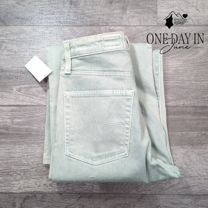 AG Adriano Goldschmied High Rise Wide Leg Crop Jeans Size 27 (4)