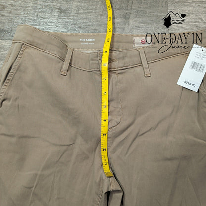AG Adriano Goldschmied The Caden Tailored Trouser Pants Taupe NWT $215 Size 4