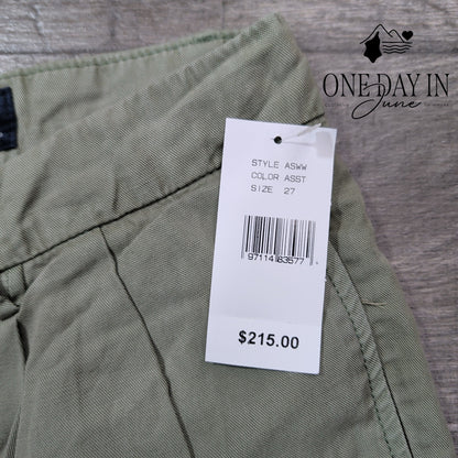 AG Adriano Goldschmied Relaxed Pleated Trouser Cropped Pants Size 4 (27)