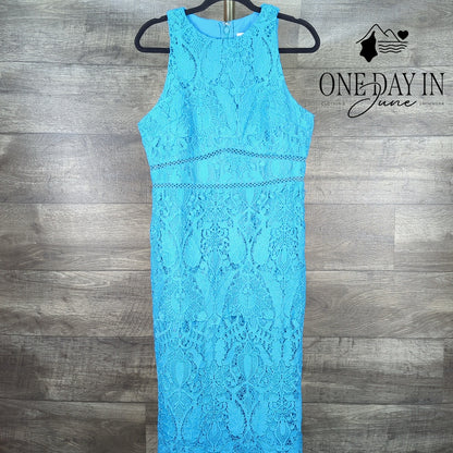 New York & Company Just Me Sleeveless Midi Dress Size L