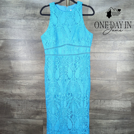 New York & Company Just Me Sleeveless Midi Dress Size L