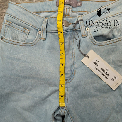 Justusa Yara Skinny Crop Jeans Size 2 (26)