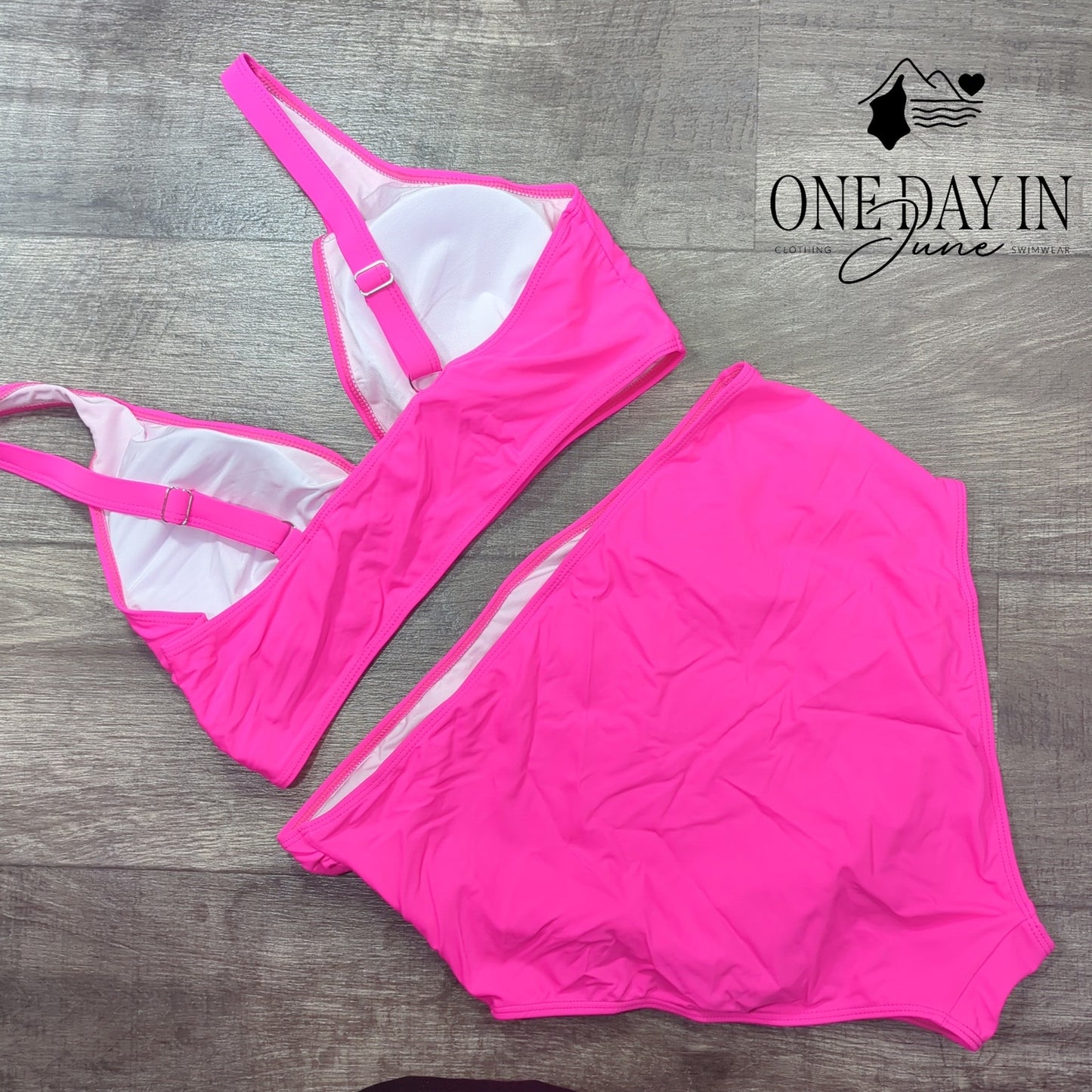 CharmLeaks High Waist Tummy Control Bikini Swimsuit Size XL