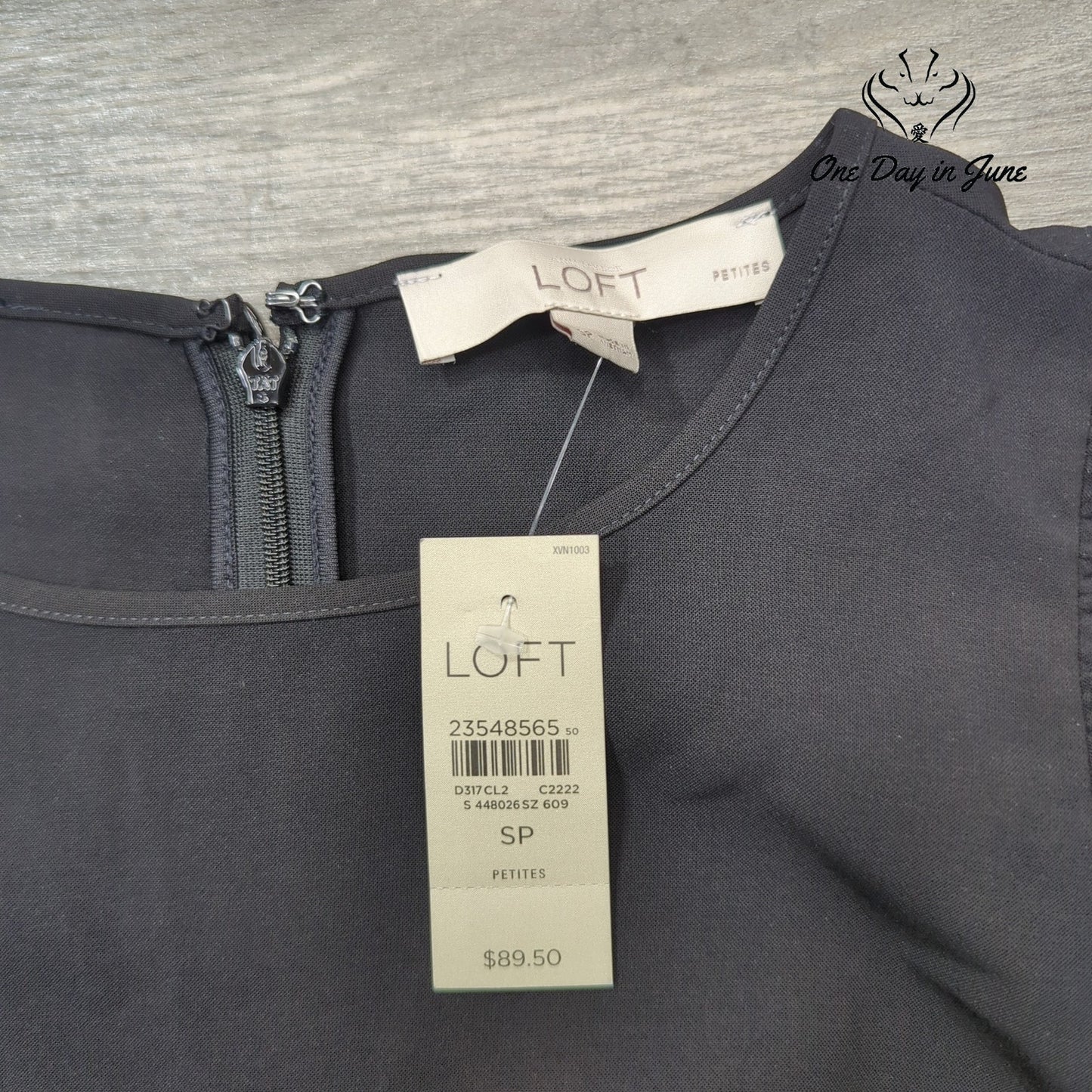 Loft Petite Ruffle Cap Sleeve Mini Dress Size SP