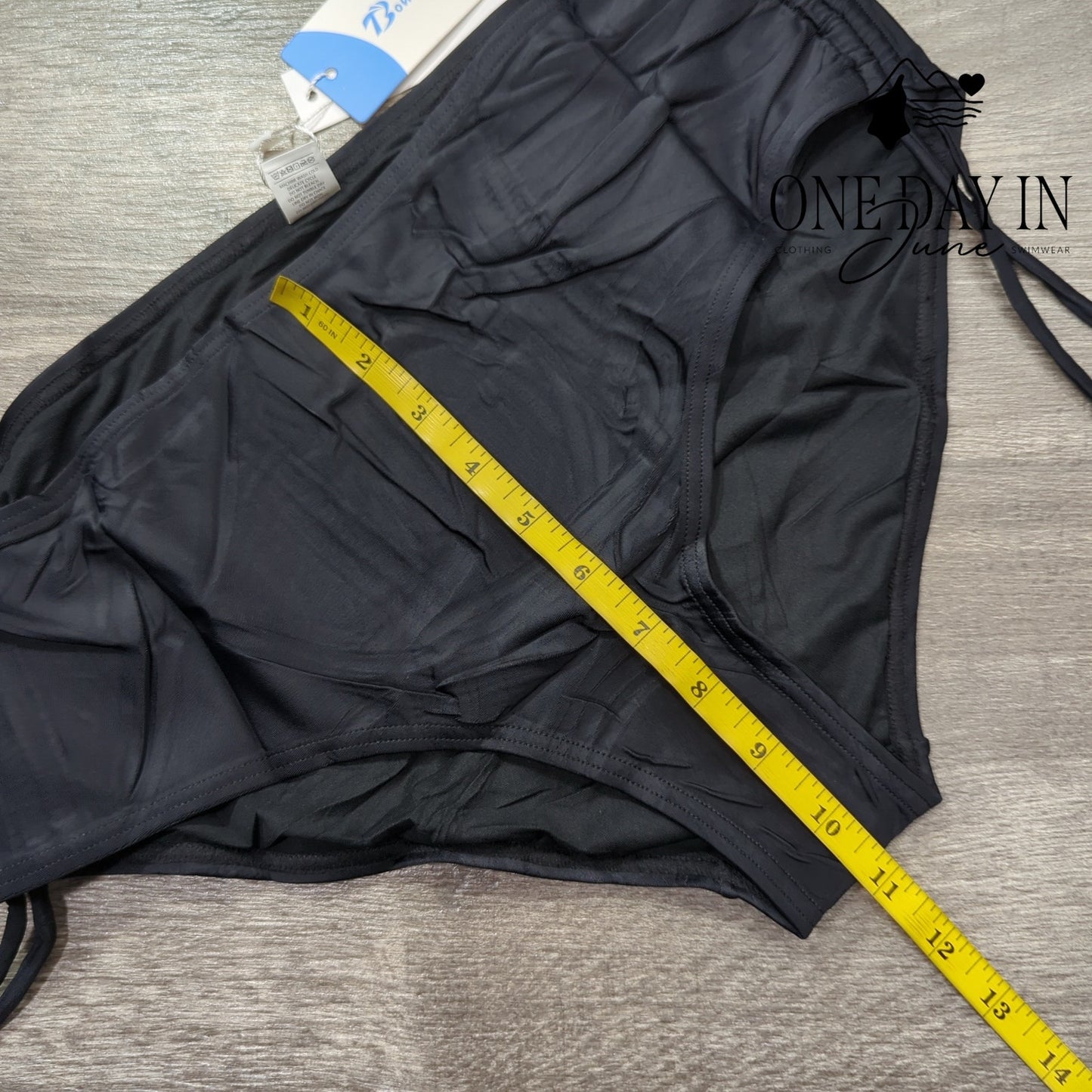 Bonneuitbebe Drawstring Bikini Bottom Size L
