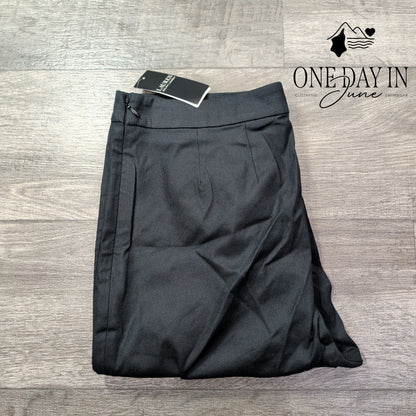 Ralph Lauren High Rise Ankle Dress Pants Black NWT Size 12