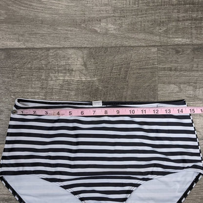 CharmLeaks Floral Ruffle Stripe Bikini Size XL