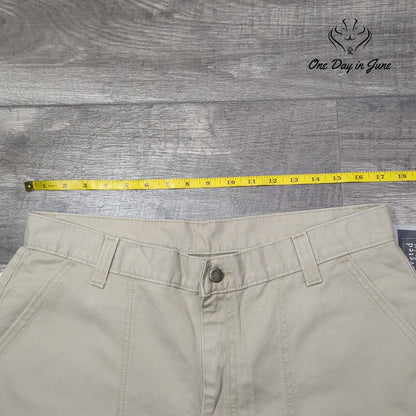 Lee Straight Leg Jeans Ivory Cream Utility Pants NWT Size 16