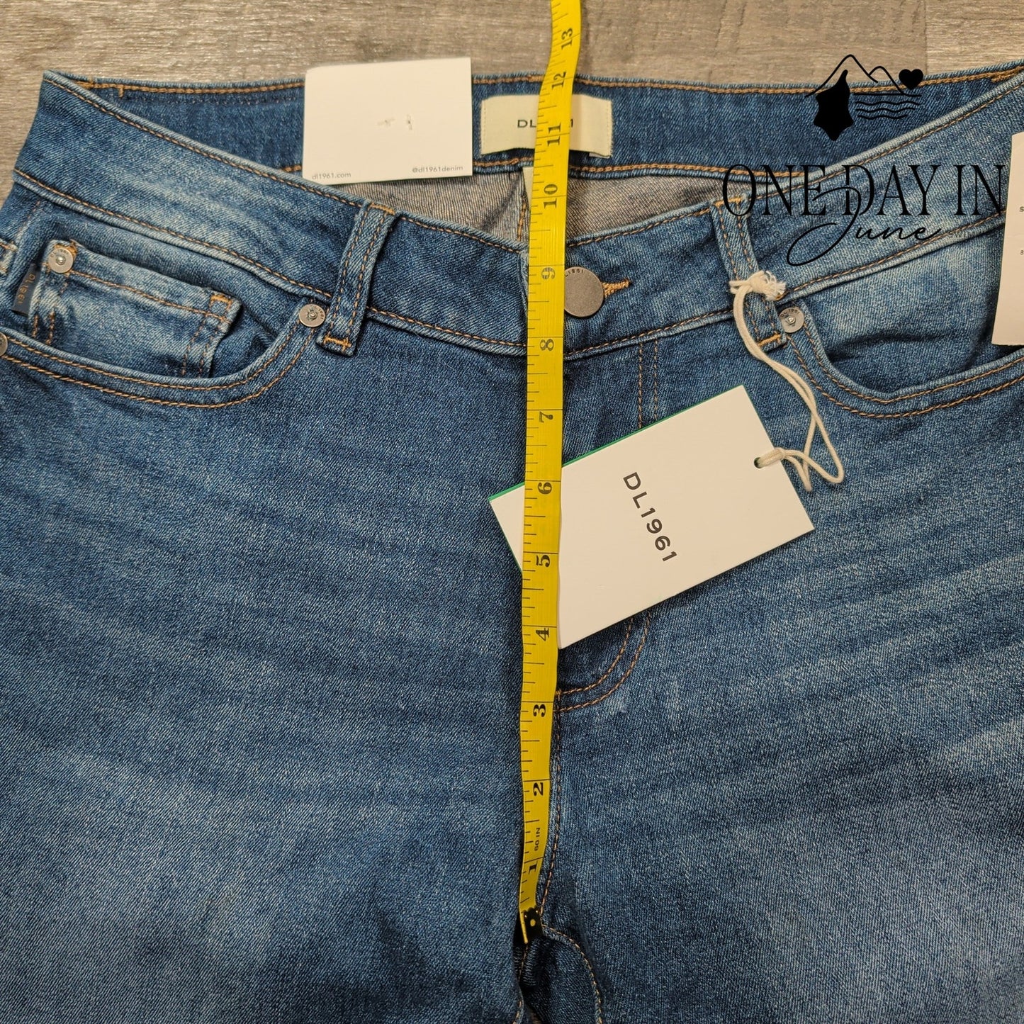 DL1961 Nick Slim Jeans Seaside Blue Stretch Denim NWT $198 Size 30X34