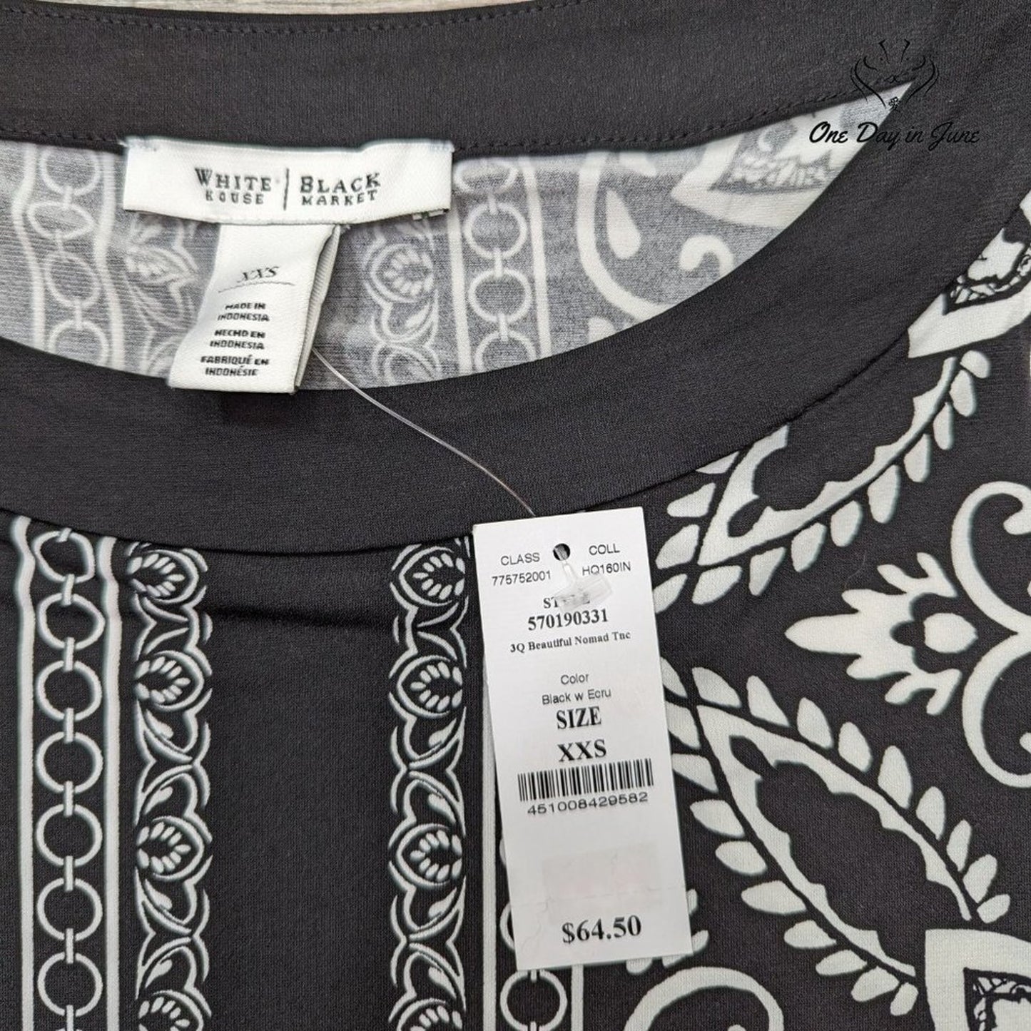 White House Black Market Nomad Mini Dress Size XXS
