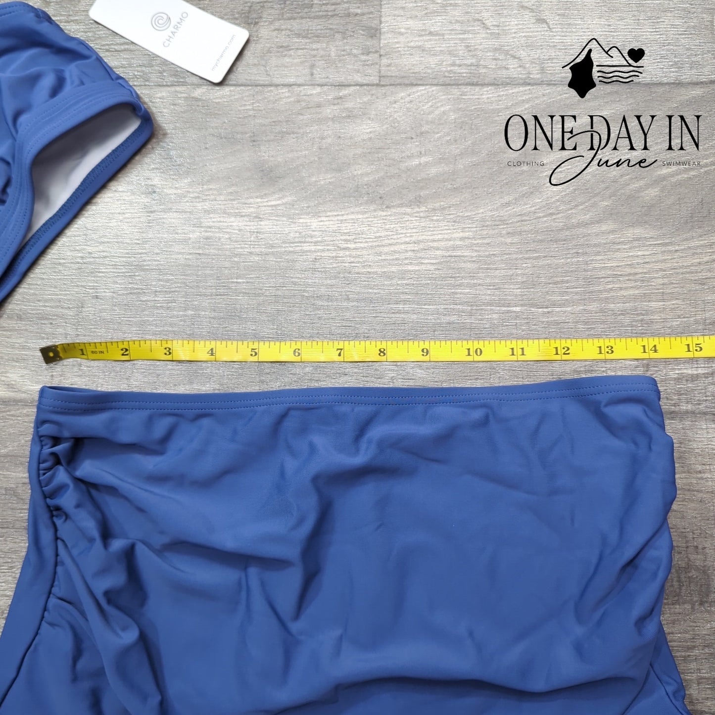 Charmo Maternity High Rise Bikini Swimsuit Size M