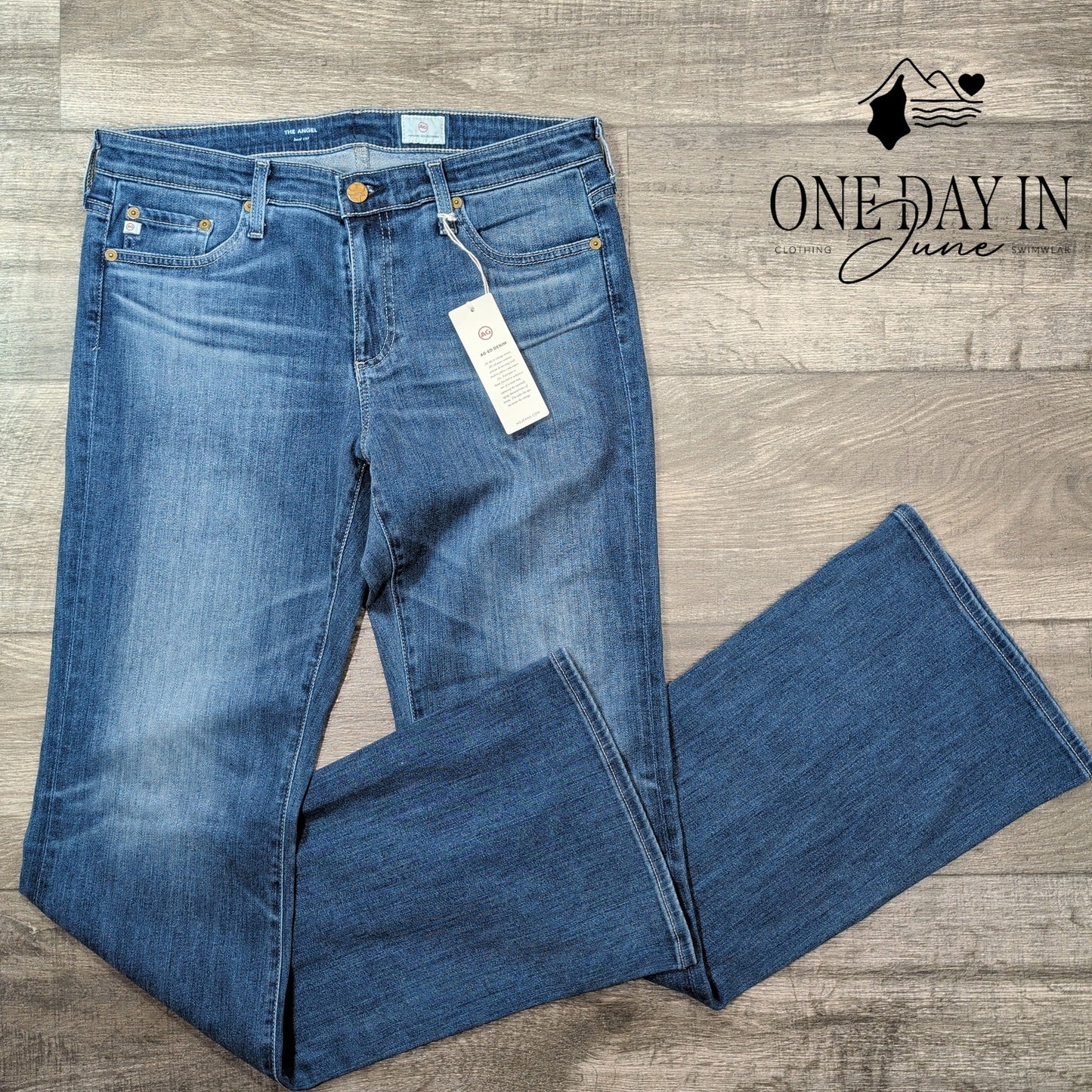 AG Adriano Goldschmied The Angel Bootcut Jeans AG-ed NWT $225 Size 10 (30)