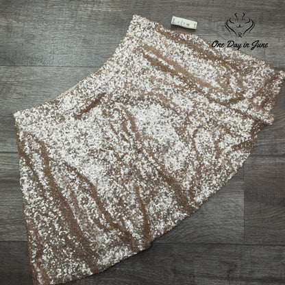 Bethany Mota Sequin Mini Skirt Size L