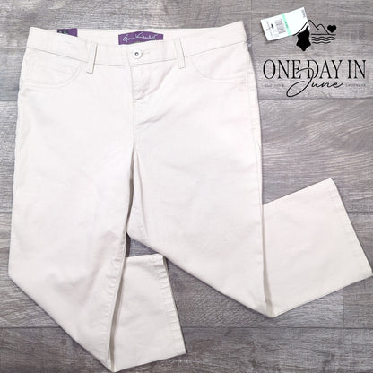 Gloria Vanderbilt Petite Sadie Slim Fit Low Rise Capri Pants Size 8P
