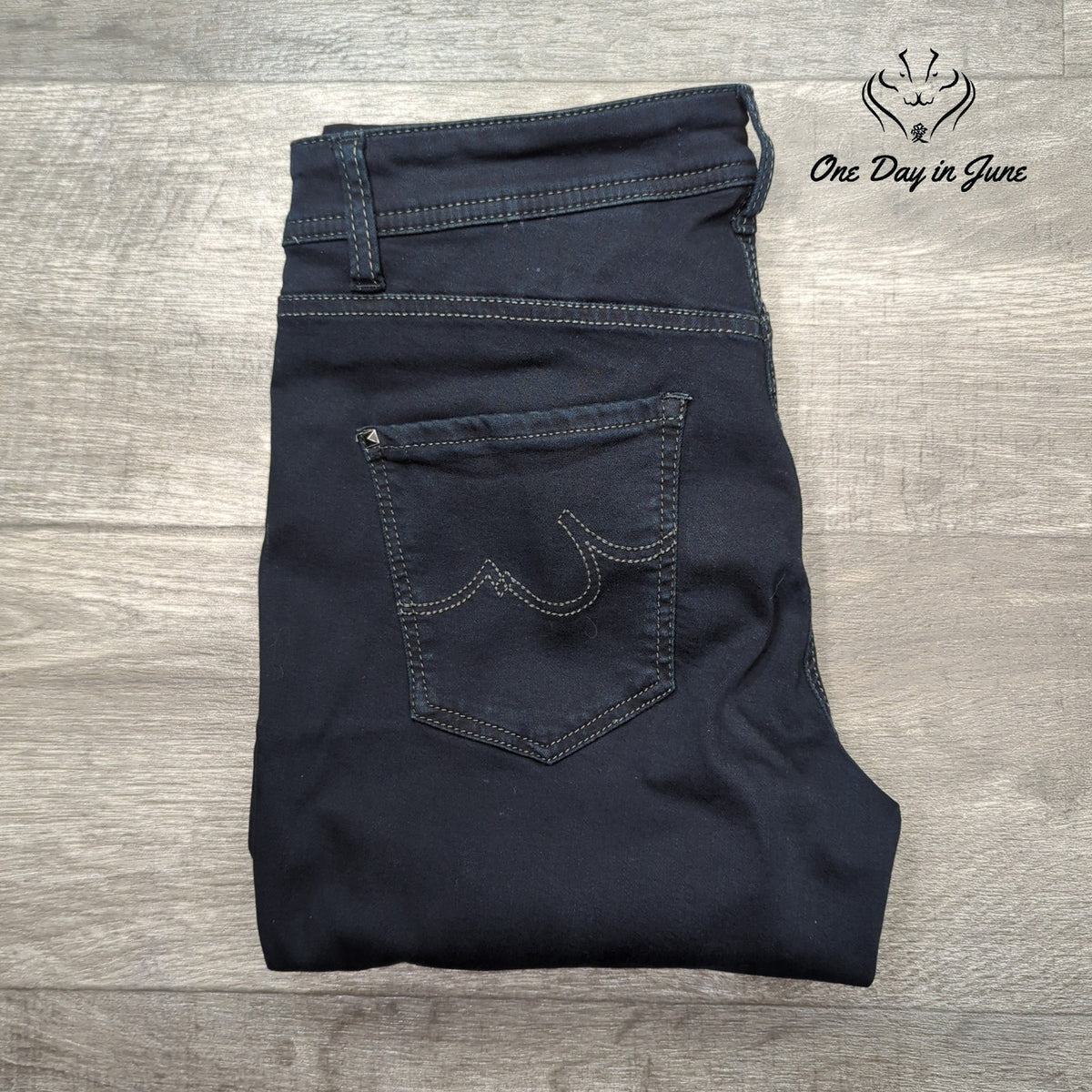Cabio Jeans Jeans Luxury Edition Skinny Jeans Dark Navy Blue Stretch Size 8