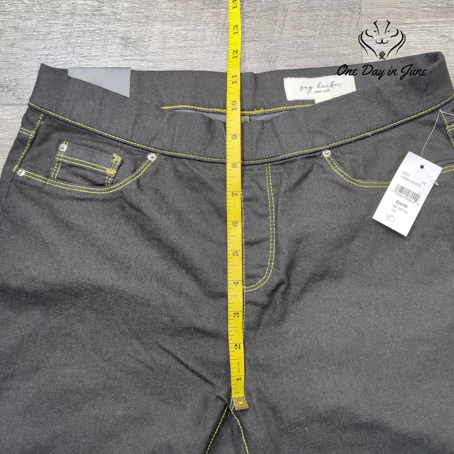 Sag Harbor Pull On Capri Jeans Size 10