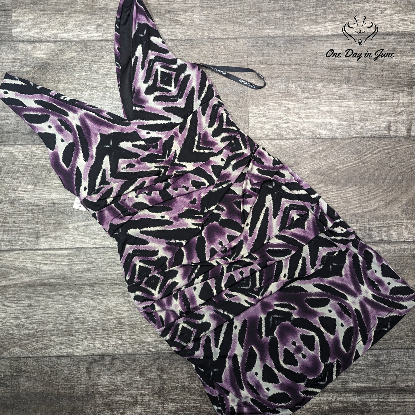Bisou Bisou Sleeveless Tiered Mini Dress Size 6