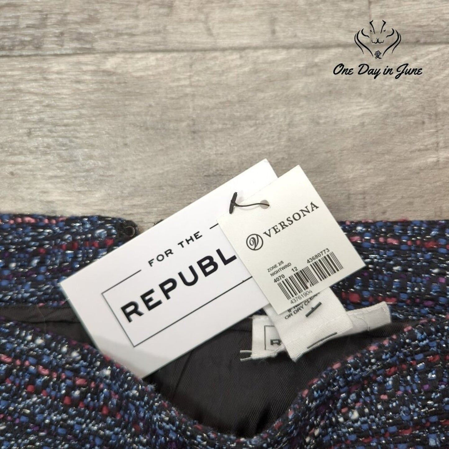 For the Republic Frayed Edge Mini Skirt Size 4