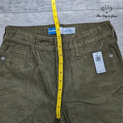 Old Navy Rockstar Super Skinny High Rise Corduroy Pants Size 0