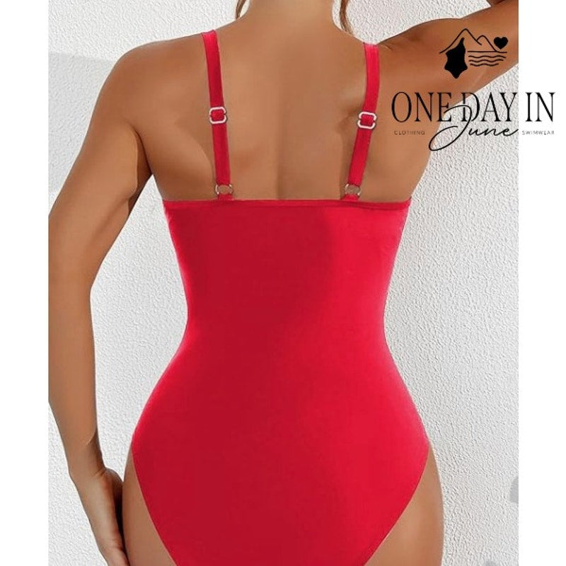 Zando Mesh Cut Out One Piece Swimsuit Size XL