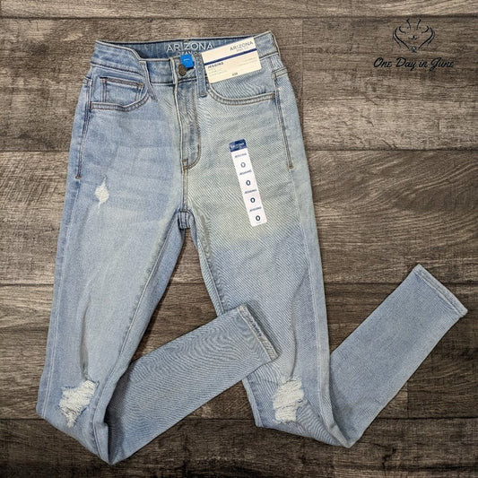 Arizona Jean Co. Juniors High Rise Jegging Jeans Size 0