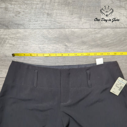 Studio Y Maurices Flat Front Dress Shorts Black NWT Size 7/8