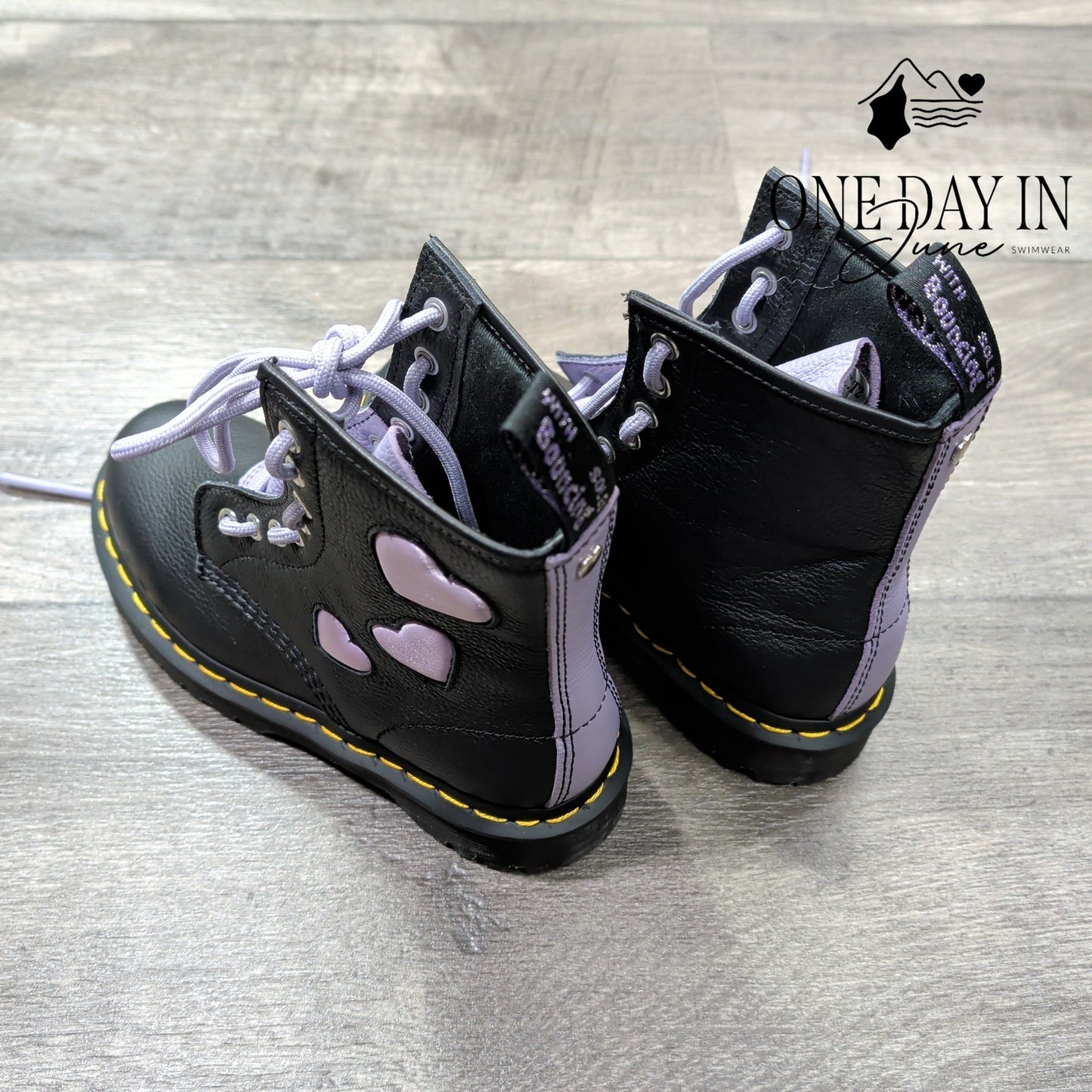 Dr. Martens 1460 Heart Lug Sole Boot Size 5