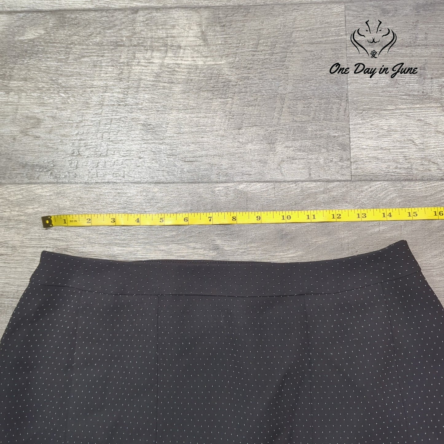 Talbots Knee Length Polka Dot Skirt Size 10