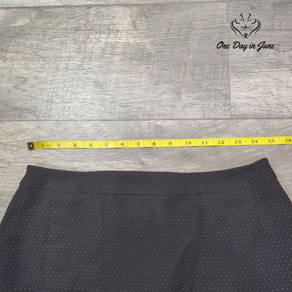 Talbots Knee Length Polka Dot Skirt Size 10