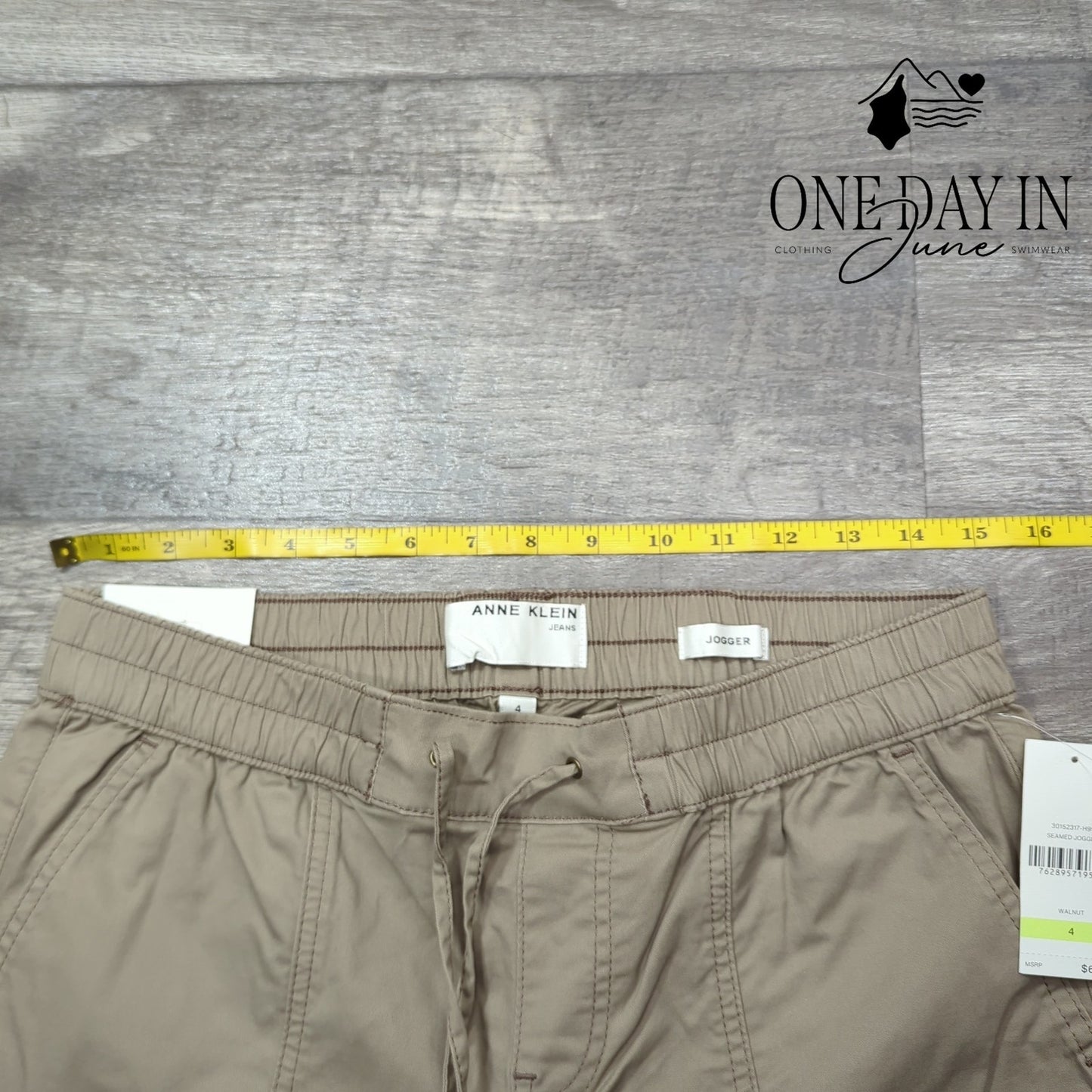 Anne Klein Drawstring Jogger Pants Size 4