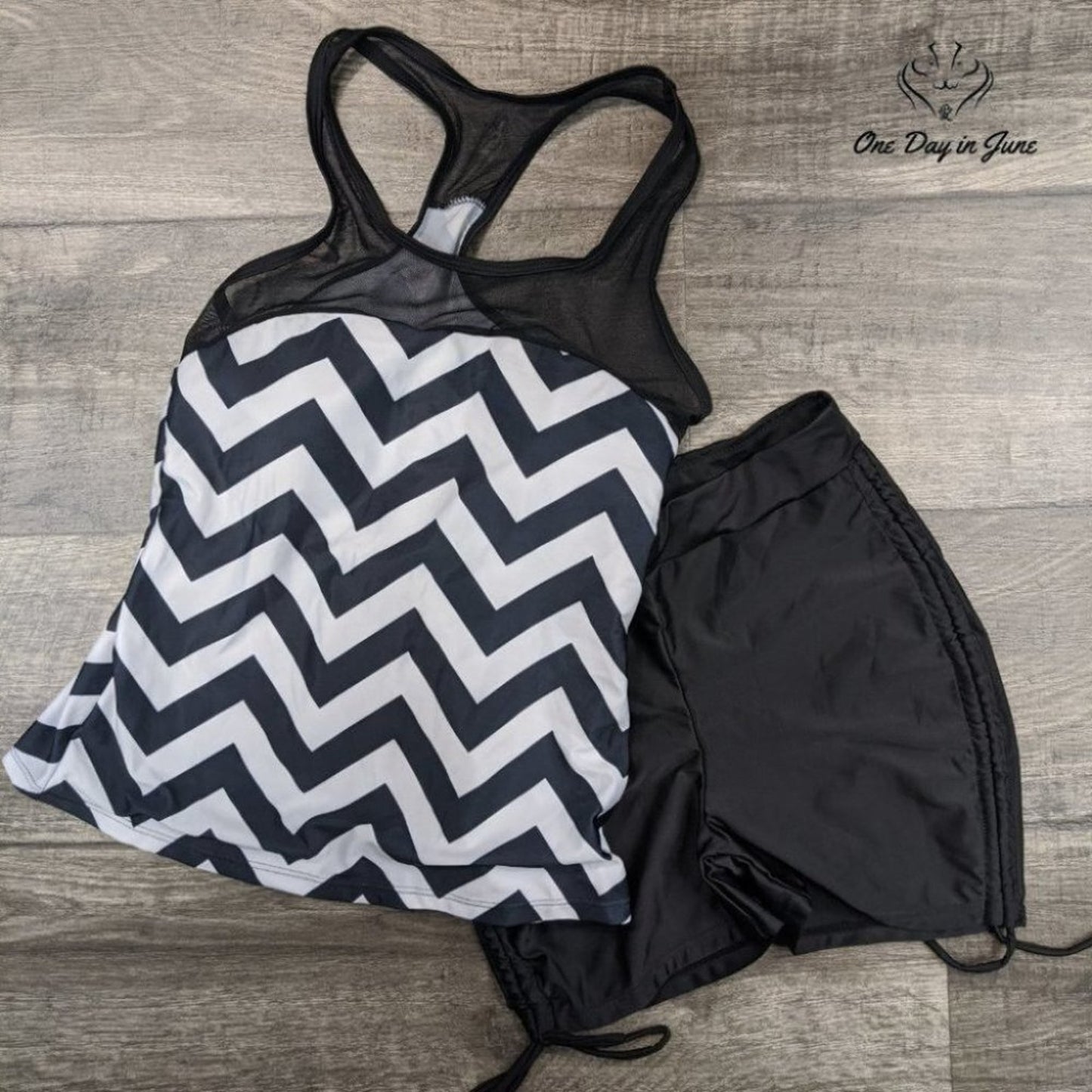 HOTAPEI Two Pieces Tankini Size S