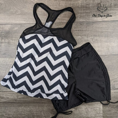 HOTAPEI Two Pieces Tankini Size S