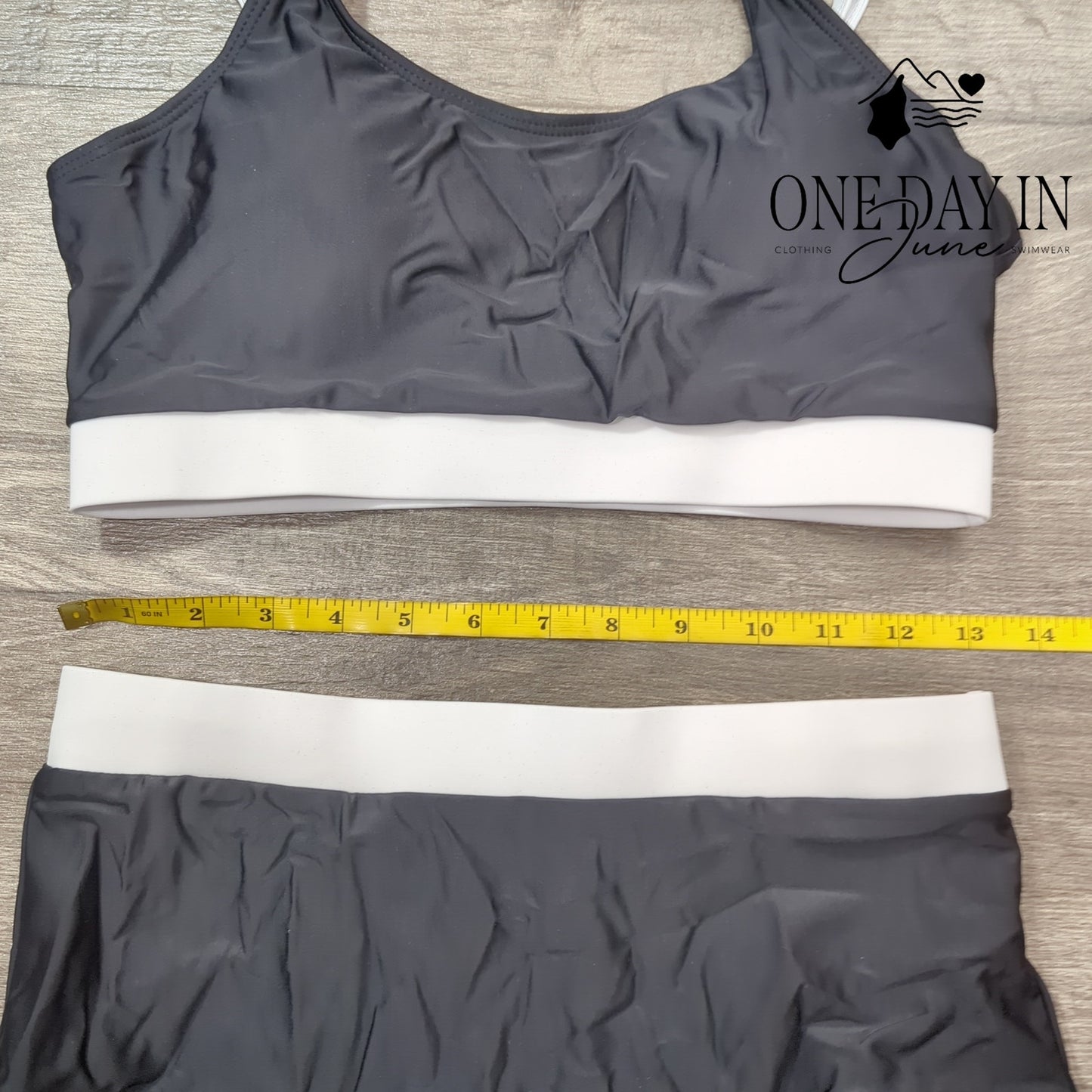 Adisputent Crop Bikini Swimsuit Size M