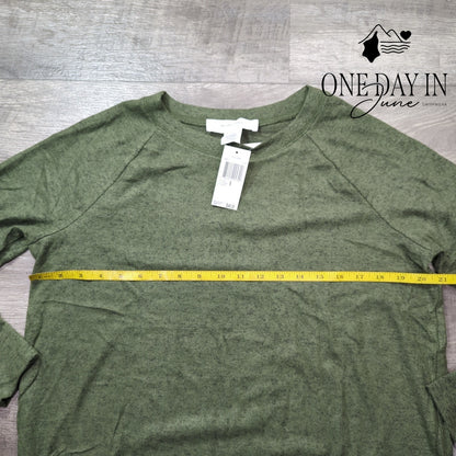Workshop Long Sleeve Crew Neck Sweater Size M