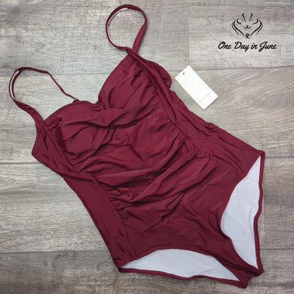 Ekouaer Elegant Inspired One Piece Swimsuit Size L