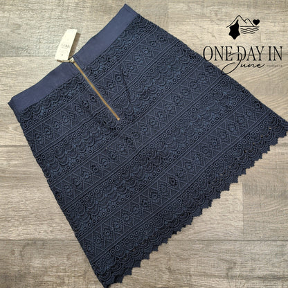 Loft Crotchet Mini Skirt Size 0