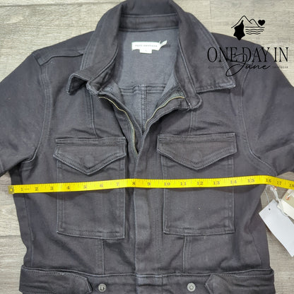 Good American Fit For Success Denim Jumpsuit Black NWT $199 Size L