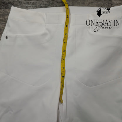 RLX Ralph Lauren Golf Ankle Pants White Stretch Performance NWT Size 4