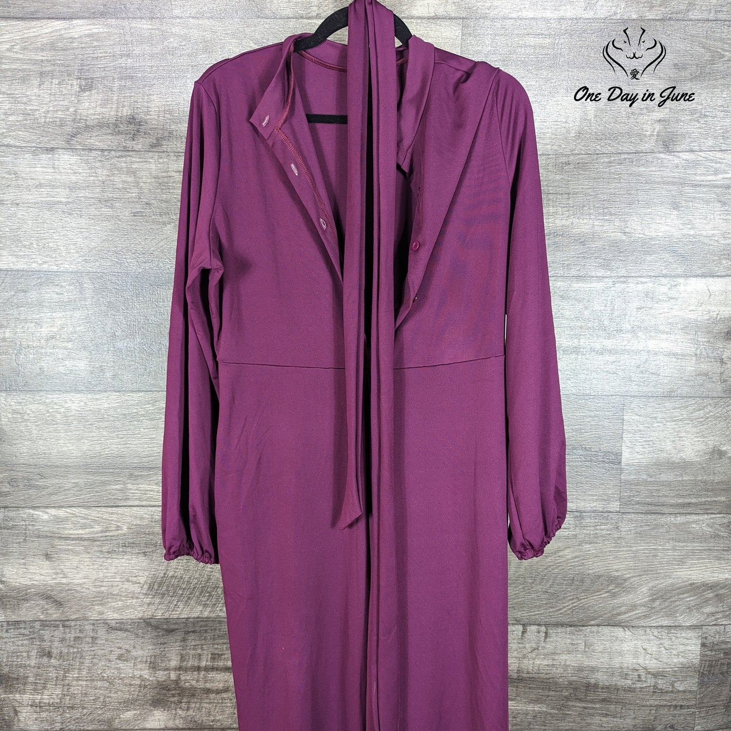 ROMWE Button Front Tie Waist Jumpsuit Size XXL