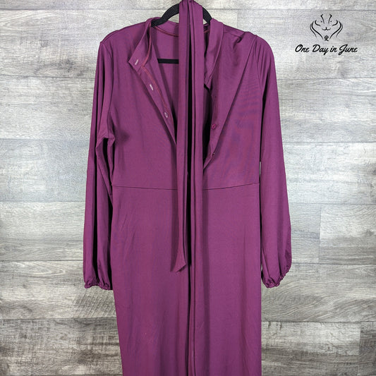 ROMWE Button Front Tie Waist Jumpsuit Size XXL
