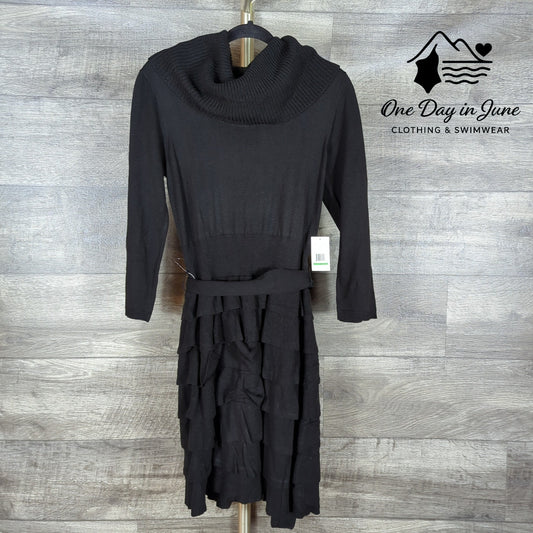 J Howard Cowl Neck Long Sleeve Sweater Dress Size L